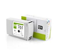 HEZHAOWH Cartouche d'encre H-*0P 761 à pigments et colorants for imprimante D-signjet T7100 T7200 MBK-775ML C/M/J/G/DGY-400ML(Gray)