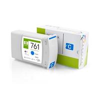 HEZHAOWH Cartouche d'encre H-*0P 761 à pigments et colorants for imprimante D-signjet T7100 T7200 MBK-775ML C/M/J/G/DGY-400ML(Cyan)