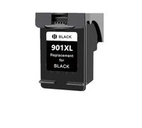 HEZHAOWH Compatible 901XL for H-*0P901 Replacement for 901 Ink Cartridge for of-icejet 4500 J4500 J4540 J4550 J4580 J4640 4680 Printer(1Pack BK)