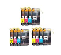HEZHAOWH Compatible LC22UXL 22UXL LC22U Full Ink Cartridge for B-Other DCP-J785DW MFC-J985DW Printer(3 Set)