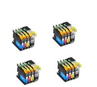 HEZHAOWH LC101 103 XL Compatible Ink Cartridge for Br-Ther DCP-J152W MFC-J245 J285DW J4610DW J4710DW J450DW J475DW J470DW(4 Set)