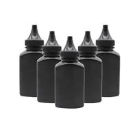 HEZHAOWH Poudre de Toner Rechargeable Noire PE216 PC216, 100 g/Bouteille, for imprimantes Pa-tum P2506 M6506NW P2506W M6506 M6556 M6556NW M6606 PC-216 PE-216(5 Bottle)