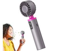 Hezudiay Ventilateur Personnel | Affichage Numérique USB Charge 9 Vitesses,Ventilateur Personnel Nomade | Pour Randonnée Camping Voyage Plage Activités Extérieures Déplacements Hommes Femmes