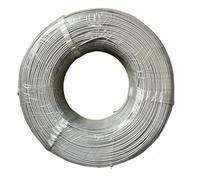 HF Mont 2/5/10M UL3135 câble à haute température résistant à l'isolation en silicone en cuivre étanchéré 30 28 26 24 22 20 18 16 14 12 10AWG(Grey,5 METERS_18AWG)