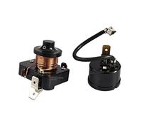 HF Mont Compresseur de remplacement Hammer Starter QL2-7.1/1/2hp Protecteur rond/Condensateur 80uf Réfrigérateur Affichage Congélateur Pièces de réparation(Starter protector)