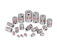 HF Mont Coupleur de moteur flexible Spider D20L25 5x8 mm 3 mm 4 mm 5 mm 6 mm 6,35 mm 7 mm 10 mm Accouplement à mâchoires flexibles en aluminium(6x8)