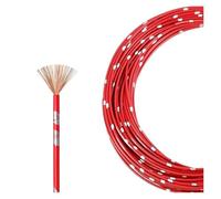 HF Mont Fil de voiture isolé en PVC, 2/5/10m, cuivre pur, 0.3/0.5/0.85/1.25/1.5/2.0/2.5mm, for haut-parleur de voiture, cordon d'alimentation électronique Audio(Red,5 METERS_16AWG SQ1.25MM)