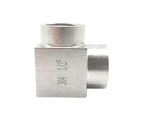HF Mont Haute pression 1/8 "1/4" 3/8 "1/2" 3/4 "1" NPT femelle mâle coude Angle 90 degrés coupleur 304 en acier inoxydable raccord de tuyau eau gaz(Female To Female,NPT,3/4")