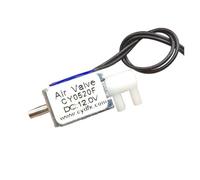 HF Mont Micro électrovanne électrique 2 positions 3 voies DC 6 V 12 V 24 V Mini électrovanne à air et gaz électromagnétique Interrupteur de contrôle de débit(12V)