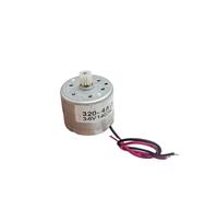 HF Mont Mini moteur RF-320C 320 CC 3 V 5 V 6 V 7400 tr/min, micro moteur à broche ronde 24 mm, engrenage en plastique 12 dents, ventilateur solaire à monter soi-même, jouet de loisir