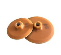 HF Mont Tampon de support de secours en plastique, 3 pouces, 80mm, 4 pouces, 100mm, for la connexion d'une meuleuse d'angle et d'un tampon de polissage humide ou sec(M 10,4 inch 100mm)