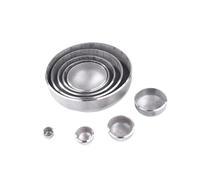 HF Mont Usage industriel 19 25 32 38 45 48 51 57 60 63 76 89 102 108mm OD embout de Tube 304 raccord de tuyau en acier inoxydable tête aveugle(1.5mm Thickness,57mm OD)