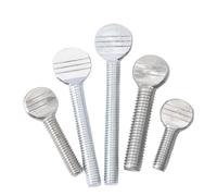 HF Mont Vis à main en acier inoxydable 304 for raquette de tennis de table, boulons à oreilles M4, M5, M6, M8, M10(304 Stianless Steel,12MM_M5-5PCS)
