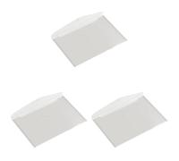 HF2 Pochette Porte documents A5 avec Fermeture en velcro (Lot de 30), horizontal, en polypropylène, 190461 - couleur blanc.