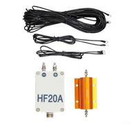HF20A Antenne à ondes courtes 1,5-30 MHz Bande complète 100 W pour stations de radio, installation flexible pour balcon, utilisation en extérieur sans angles morts