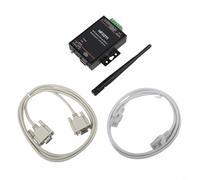 HF2211 Serveur de port série industriel RS232/RS485/RS422 vers Ethernet avec WiFi, 5-36 VDC, pour MODBUS TCP, cryptage TLS, configuration web, pour automatisation industrielle