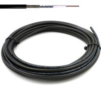 HF240 Câble coaxial 30m (équivalent LMR 240) - 50 ohms câble d'antenne pour SMA BNC TNC PL259 UHF N mâle - coax cable extension CB funk HAM radio WLAN Internet Router 4G 5G - Fabriqué en Italie