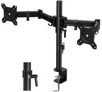 Hf29Db Dual Double Support De Bureau Pour 2 Écran Support De Table Pour Moniteurdesk Mount Bracket (Hf29Db)