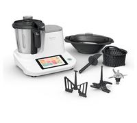 MOULINEX Robot cuiseur avec balance cuisine, 1400 W, 3.6 L, 32 fonctions, 10 programmes, Ecran numérique, Click & Cook HF506110