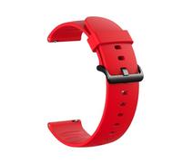 HFBZVAFC Bracelet de Montre en Silicone Montre de Sport Intelligente 22mm Bracelet de Montre en Silicone Remplacement Rapide Accessoires de Boucle ardillon en métal(Red)