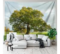 hfdch Tenture Murale Arbre Verttapis/Drap/Tapisserie Murale Mandala, Couleurs Vives, Style Oriental - Tenture Murale Mandala, Toile Murale Et Tissu Mural Décoratif