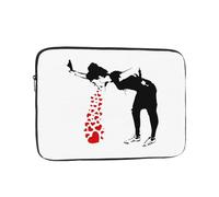 HFDGFJKKL Casquette de baseball Ordinateur portable Étui de carnet Lovesick Banksy Streetart Étui pour pochette d’ordinateur Graffiti 12 » 13 » 15 » 17 » Étui antichoc Cadeaux d’Halloween et de sport