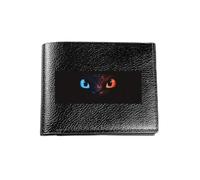 HFDGFJKKL Portefeuille de qualité Night Fury Dragon Eyes : Portefeuille élégant pour hommes, Premium agréable, Élégant Simple Pratique, Cadeaux créatifs d’Halloween et de Noël