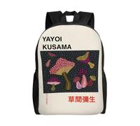 HFDGFJKKL Sac à dos Champignon personnalisé Yayoi Kusama Voyage Femmes École Livre Informatique Collège Sac à dos Étudiant Sac à dos Étudiant cadeau