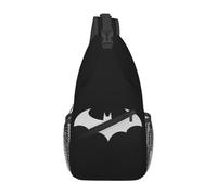 HFDGFJKKL Sac à dos Cool Bat-Man Sling Chest s Bandoulière Épaule Sports de plein air Sacs à dos de mode Cadeaux d’Halloween et de Noël