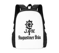 HFDGFJKKL Sac à dos Devenez une personne plus intelligente Mode Augustiner Brau Liqueur Brasserie Beerfest Edith Haberland Cadeaux d’Halloween et de Noël