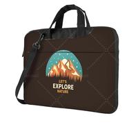 HFDGFJKKL Sac à dos Explorons la nature Ordinateur d’épaule compatible avec le cadeau de 13/14/15,6 pouces pour la housse de couverture de PC pour ordinateur portable Netbook