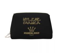HFDGFJKKL Sac à dos Mylene Farmer, Jeanne, Femmes Organisateur de maquillage cosmétique de voyage, pochette de rangement de produits de toilette cadeau pour le festival