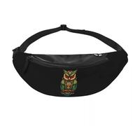 HFDGFJKKL Sac à dos Native Mandala Owl American (1) Sac banane pour hommes femmes Porte-bandoulière à taille ajustable pour téléphone de course pour le festival