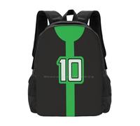 HFDGFJKKL Sac à dos Omniverse Tenue Pour Étudiant École Ordinateur portable Voyage Dessin animé Omniverse Omnitrix Ben10 Tennyson Plumber Force Cadeaux d’Halloween et de Noël
