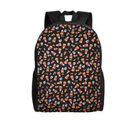 HFDGFJKKL Sac à dos personnalisé Halloween Bonbon, maïs et voyage heureux femmes hommes Livre informatique scolaire Festival de sac à dos étudiant universitaire