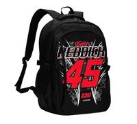 HFDGFJKKL Sac à dos Tyler Reddick 45 Ordinateur portable de voyage, Entreprise résistante à l’eau avec port de charge USB, Collège pour hommes et femmes Cadeaux d’Halloween et de Noël