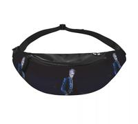 HFDGFJKKL Sac à dos Vergil de la série May Cry Sac banane pour hommes femmes Sac bandoulière ajustable à taille Porte-bandoulière Porte-bébé de course pour téléphone de course cadeau au festival