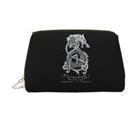 HFDGFJKKL Sac à dos Viking Loki Son Fenrir Organisateur de maquillage de voyage cosmétique de voyage Sachet Stockage de produits de toilette cadeau au festival