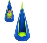 HFDJRWK Balançoire Sensorielle for Enfants Autistes. Balançoire Hamac Suspendue avec Oreiller Gonflable. Balançoire Pod for Tout-Petit Alliant Détente Et Divertissement.(Blue)