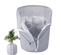 HFDJRWK Cold Weather Plant Insulation Cover Breathable, Moisture-Wicking Garden Plant Insulation Cover Suitable for Roses, Saplings, Hanging Baskets, Pots, and Tomatoes(Gray,45 * 50cm)