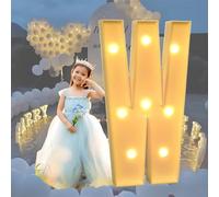 HFDJRWK Grande Enseigne Lumineuse Néon, Lettres Encadrées de Ballons en Mosaïque, Idéale for Les Anniversaires, Les Baby Showers Et Autres Fêtes.(W,70cm)