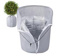 HFDJRWK Plant Frost Cover - Insulated Garden Plant Cover Outdoor Garden Pot Protector, Designed for Potted Shrubs and Fruit Trees(Gray,45 * 50cm)