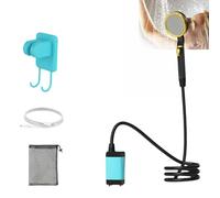 HFDJRWK Pompe de Douche de Camping Portable, Contrôle de Débit Infini avec Affichage LED, Parfaite for Le Camping, la Randonnée Et Le Nettoyage en Plein Air
