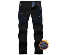 HFDWYJ Hommes Hiver Polaire Épais Chaud Pantalon Extérieur Coupe-Vent Imperméable À La Randonnée Soft Shell