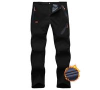 HFDWYJ Hommes Hiver Polaire Épais Chaud Pantalon Extérieur Coupe-Vent Imperméable À La Randonnée Soft Shell