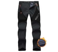 HFDWYJ Hommes Hiver Polaire Épais Chaud Pantalon Extérieur Coupe-Vent Imperméable À La Randonnée Soft Shell