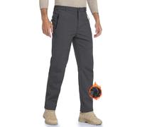 HFDWYJ Pantalon Homme Hiver Polaire Épais Chaud Coupe-Vent Imperméable Randonnée Soft Shell Extérieur