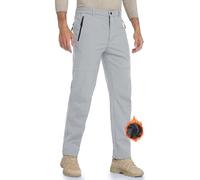 HFDWYJ Pantalon Homme Hiver Polaire Épais Chaud Coupe-Vent Imperméable Randonnée Soft Shell Extérieur
