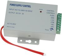 HFeng Metal Access Control Power Controller DC12V/3A Output 110-260VAC Input Voltage with Delay for All Types of Electronic Lock K80
