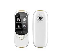 HFERTSCN Appareil de traducteur de Langue Portable, Support de traducteur Vocal instantané à Double Sens 75 Langues avec Traduction de l'appareil Photo pour Voyager à l'étranger Apprendre Le Chat